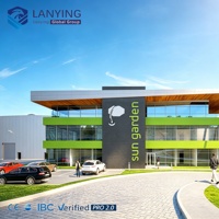 Prix d'usine – Bâtiment de bureaux en structure métallique sur plusieurs étages, personnalisé pour parc d'activités commerciales, avec suivi MES avancé