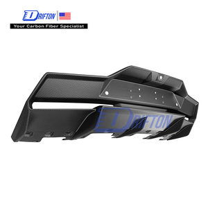 Difusor de parachoques trasero de fibra de carbono visible STO Upgrade para Lamborghini Huracan STO - Product Image 1