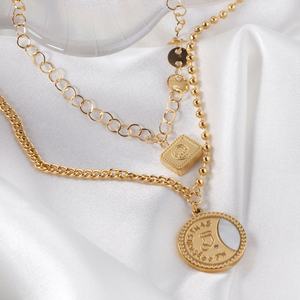 Collar Ason, Nuevo Modelo, Regalo de Navidad, Chapado en Oro de 18K, Collar Personalizado de Acero Inoxidable para Mujeres y Niñas - Product Image 4