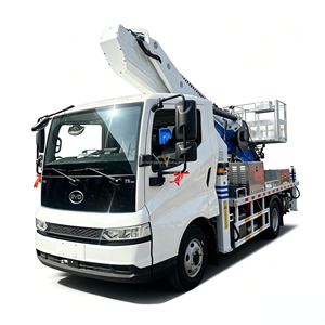 รถบรรทุกติดตั้งแท่นยกสูง BYD ระดับไฮเอนด์ ขนาด 33 เมตร ระบบไฮบริดกำลังสูง ยาว 6 เมตร ระยะทางวิ่ง 500 กิโลเมตร รถบรรทุกสำหรับงานยกสูง ขาย - Product Image 1