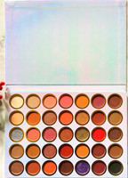 Palette de fard à paupières pour femmes, OEM quantité minimale de commande, étiquette privée, pailletée, maquillage couleur terre, vente en gros,