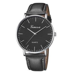 Barato al por mayor de <span class=keywords><strong>ginebra</strong></span> correa de reloj clásico casuales de los hombres de moda par de relojes de cuarzo - Product Image 4