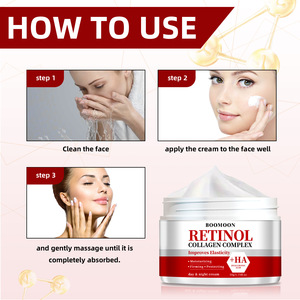Crema de colágeno con alcohol Regordeta e hidrata los músculos faciales Crema de colágeno hidratante y rejuvenecedora 50g - Product Image 3