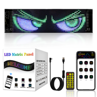 Aplicación USB Flex Smart Sticker Pantalla LED programable para automóviles y camiones Pantalla de publicidad Devil Eyes-para uso en centros comerciales al aire libre