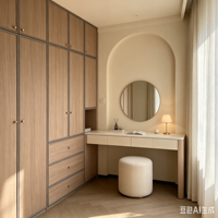 Armoire de rangement modulaire sur mesure pour toute la maison, portable, moderne, en bois de noyer, avec grande capacité, du sol au plafond, pour chambre à coucher