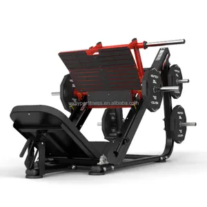 健身房健身器材强力机平板加载动力腿部压力机商用
