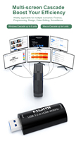 Nuevo Producto Xput, Conversor de Video USB 3.0 a HDMI 4K 60Hz, Controlador Integrado, No Requiere Controlador Adicional para Computadora de Escritorio, Laptop, HDTV, Monitor