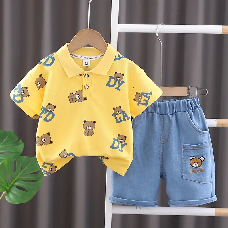 Children Clothing Boy Clothes Sets Kids Wear Outfit Casual Toddler Little Baby Boys Summer Clothing Sets