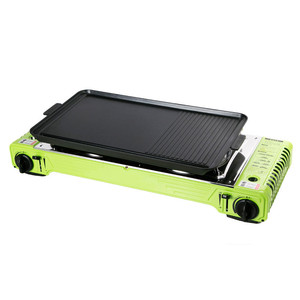 Cuisinière portable 2-en-1 pour camping, avec plaque de cuisson et allumage électronique 3KW - Product Image 3