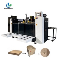 Machine semi-automatique électrique à double servo pour la fabrication de boîtes à ongles, haute vitesse, haute précision, pour cartons à ongles à pièce unique