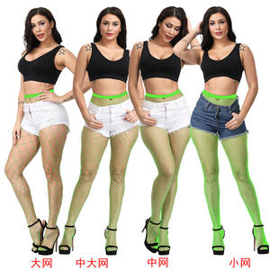 Collants Tricotés Fins Tendance pour Femme, Résille Transparente Sexy, Tailles Larges et Uniques, Nylons Imprimés en Spandex Longs - Product Image 4