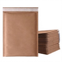 Enveloppes à bulles auto-adhésives en papier kraft épais 4 mm, 180 g/m², résistantes à la déchirure, imprimées offset, taille moyenne