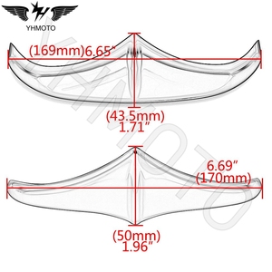 Extensión de Guardabarros para Motocicleta YHMOTO, Repuestos para Harley Touring Electra Road Street Glide - Product Image 4