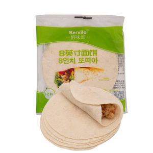 Tortillas de farine nature douces pour <span class=keywords><strong>tacos</strong></span> et burritos mexicains, longue durée de conservation et emballage en vrac - Product Image 3