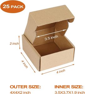 Caja de Regalo de Cartón Corrugado Reciclado Personalizada de Lujo con Impresión a Cuatro Colores para Envío por Correo - Product Image 2