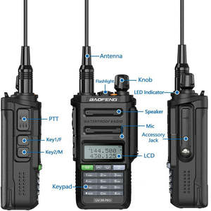 <span class=keywords><strong>Baofeng</strong></span>-<span class=keywords><strong>Radio</strong></span> impermeable UV-9R PRO V/UHF, actualización de 9R <span class=keywords><strong>plus</strong></span>, color naranja - Product Image 2