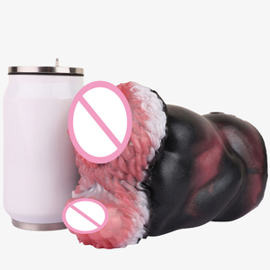 GEEBA Masturbatore Maschile a Forma di <span class=keywords><strong>Animale</strong></span> Fantastico, Vagina Realistica a Doppio Canale, Pocket Pussy Stroker, Sex Toy per Adulti in Silicone, Onahole - Product Image 5