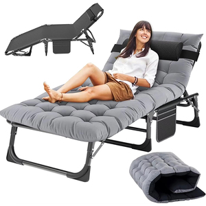 <span class=keywords><strong>Lit</strong></span> de camping de voyage de conception de logo personnalisé en gros Dashing Portable réglable randonnée maison pliant lits de couchage pour Evetns - Product Image 1