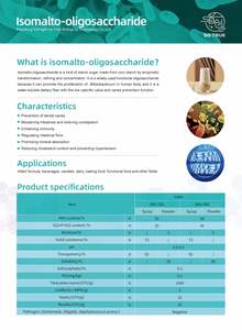 Pó Solúvel de IMO 90 à Base de Mandioca, Baixo IG, Pré-biótico para Alimentos Funcionais, Halal, Não OGM - Product Image 6