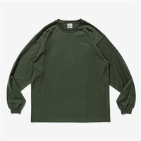 T-shirt à manches longues HEALY - Chemise décontractée unie tendance pour homme, été