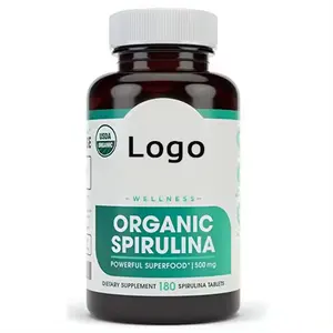 Chất lượng cao thiên nhiên nguồn Spirulina máy tính bảng L 100% hữu cơ Spirulina máy tính bảng 2000mg mỗi phục vụ