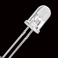 Meilleur prix 2 broches polarité inversée lentille claire rouge vert 5mm diode LED double couleur pour voyants lumineux