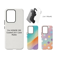 Étui 2-en-1 TPU+PC 3D par sublimation anti-traces de doigts pour Honor Magic7Pro Magic6Pro Magic5Pro 200Pro 300Ultra 400Pro 100Pro