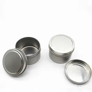 Chất lượng cao 4oz nến Jar tinplate thực phẩm Jar tin cho Kẹo Trà đen đồng vàng container Jar với nắp
