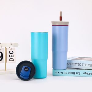 Botella de Acero Inoxidable Más Vendida, Taza con Logotipo Personalizado, con Pajita, Apta para Exteriores - Product Image 5