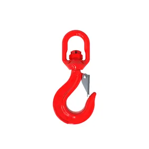Shenli Rigging Heavy Lifting Swivel Hook With Latch/excavator Lifting Hook