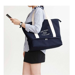 <b>Canvas</b> Travel Tote <b>Bag</b> <b>Large</b> Capacity With Handle For Women Solid Color Handbag - Product Image 4