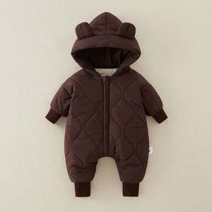 Toddler Baby Ski Snowsuit Boys <b>Girls</b> <b>One</b> Piece Children Clothes Hooded Fleece Jumpsuit - Product Image 5