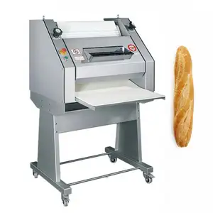 Factory direct sales adjustable food bread loaf slicer pusher machine for hamburger bakery supplies Top seller