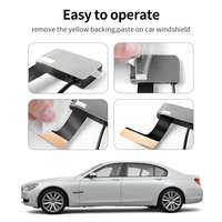 Récepteur Radio Dab dans l'antenne de voiture Adaptateur DAB + numérique Boîte de tuner auxiliaire Antenne de boucle amplifiée USB Audio Radios de décodage Android