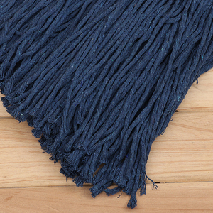 400g डबल सिलाई नीले पानी के मॉप प्रतिस्थापन हेड सूती स्ट्रिंग आयताकार डिजाइन पर्यावरण अनुकूल टिकाऊ तेजी से अवशोषण कम - Product Image 5