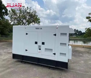 Generator Diesel Senyap 100KW, Generator Kedap Suara Harga Set 125kva Generasi Super Diam Tashkent 43