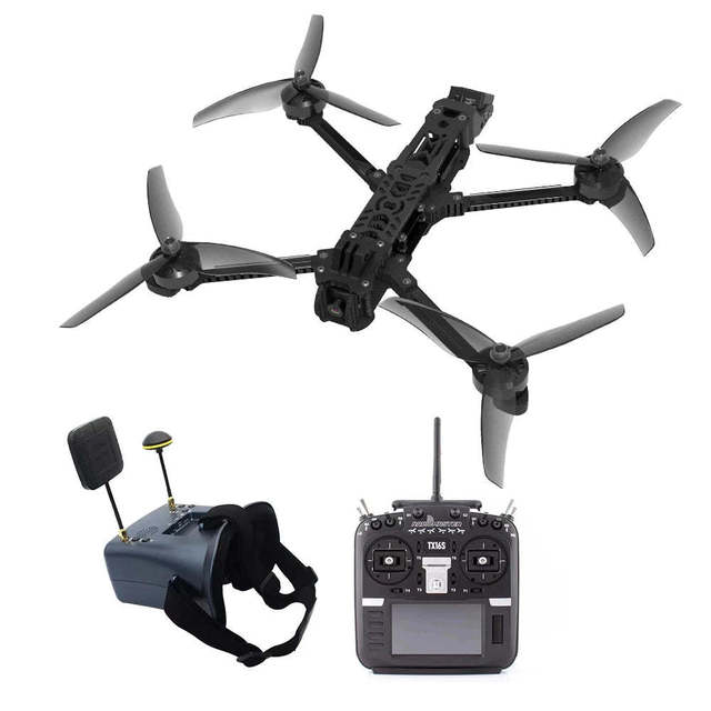10-inch FPV Drone Kit 20 km Flight Range 4~6.5 kg Payload GPS Positioning Function Night Vision Camera Fpv Drone 10 Inch