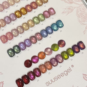 Suuseegel - Set de Esmaltes de Uñas en Gel Efecto Ojo de Gato, 26 Colores, Resistente al Agua, Sin HEMA, para Primavera/Verano - Product Image 6