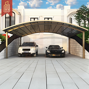 Abri de voiture en polycarbonate à prix réduit, auvent de garage en métal <span class=keywords><strong>pour</strong></span> le stationnement des voitures, auvent en aluminium - Product Image 5