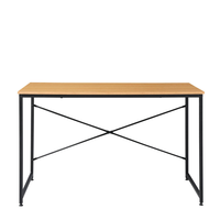 Établi simple de style moderne Table à manger pliante Petit panneau rectangulaire Bureaux en bois pour usage domestique Location pratique
