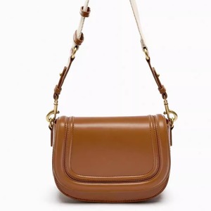 Borsa a Tracolla Piccola alla Moda con Patta, Design di Lusso in Pelle PU per Donne, con Cerniera e Tracolla Larga, Trendy Porta Telefono - Product Image 2