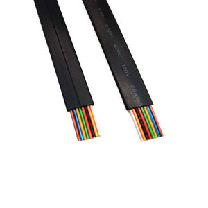 Câble RJ45 noir UL20251 avec prise modulaire 8P8C à 8 conducteurs, câble plat pour téléphone, fil de cuivre pur, application intérieure - Product Image 3