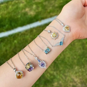 plata 925 italiana charms evil eye <b>necklace</b> 925 sterling <b>silver</b> cadenas de oro 14k original <b>solid</b> gold chain - Product Image 1