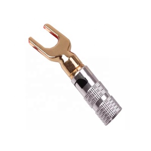 Conectores de Cable de Audio de Latón Personalizados OEM, Piezas de Mecanizado CNC de Alta Precisión para Equipos de Audio - Product Image 3