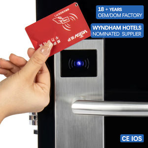 गर्म बिक्री Rfid कार्ड स्टेनलेस स्टील सॉफ्टवेयर एनकोडर मुक्त sdk pms सिस्टम हैंडल दरवाजा लॉक होटल लॉक अपार्टमेंट - Product Image 2