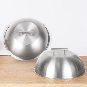 LECOS Ventes Directes <span class=keywords><strong>Couvercle</strong></span> <span class=keywords><strong>Universel</strong></span> pour <span class=keywords><strong>Casserole</strong></span> 28-34cm en Acier Inoxydable, Couvercles pour Poêle, Accessoires pour Wok Rond - Product Image 5