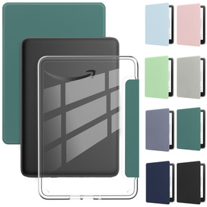 Funda Protectora Personalizada para <span class=keywords><strong>Ebook</strong></span>, Cubierta Trasera de Acrílico Transparente y Funda de Cuero PU para Kindle Paperwhite 12.ª y 11.ª Generación, Funda Protectora para Kobo <span class=keywords><strong>Clara</strong></span> 2E - Product Image 2