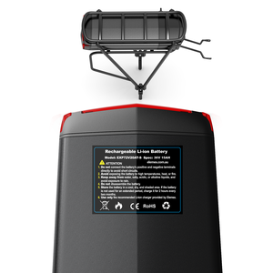 欧盟仓库库存 36V 15Ah 后架式电动自行车电池 锂离子电池 适用于 0-560W 电动自行车电机套件 电动自行车转换套件 - Product Image 4