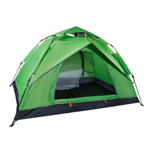 เต็นท์ตั้งแคมป์เปิดชายหาดได้อย่างรวดเร็วบังแดดอัตโนมัติสองชั้นพร้อมเสาอลูมิเนียมโครงไฟเบอร์กลาสสำหรับใช้งานกลางแจ้ง - Product Image 2