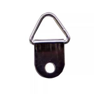Silver Triangle <b>Hook</b> Medium Size Single Hole Eye Slip <b>Hook</b> For Photo Frame Wall Hanging Hardware Accessory - Product Image 5